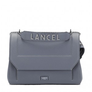 Bolsa De Hombro Lancel Ninon Flap Mujer Gris | IXN6045FW