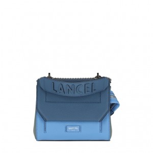Bolsas De Mano Lancel Ninon Flap Mujer Azules | MRU6682VD