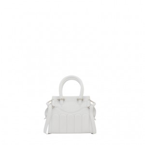 Bolsas De Mano Lancel Rodeo Mini Zip Carryall Mujer Blancas | TRP6899CS