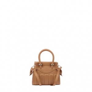 Bolsas De Mano Lancel Rodeo Mini Zip Carryall Mujer Marrones | PMG7115TA