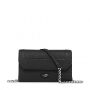 Bolsos De Mano Lancel Ninon Chain Wallet Mujer Negras | BIY7450LI