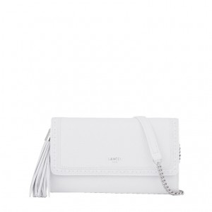 Bolsos De Mano Lancel Premier Flirt Wallet Chain Mujer Blancas | VJZ3067DT