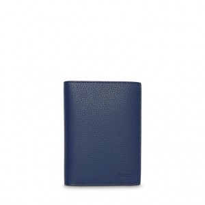 Carteras Lancel Estampadas European Hombre Azules Oscuro | ZZC4529QD
