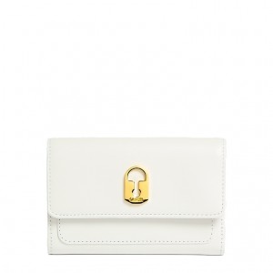 Carteras Lancel Idylle Rectangular Flap Compact Mujer Blancas | EPF2926TQ
