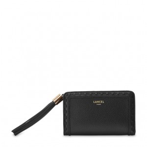 Carteras Lancel Premier Flirt Compact Rectangular Zipped Mujer Negras | QVQ738ZB