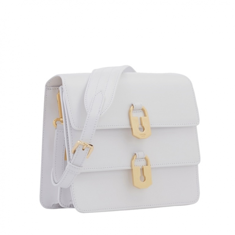 Bolsa De Hombro Lancel Idylle M Flap Mujer Blancas | VWA9795BM