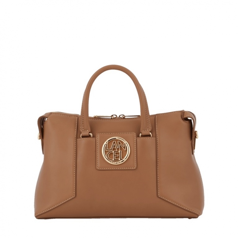 Bolsas De Mano Lancel Roxane S Zip Carryall Mujer Marrones Doradas | JGE8237EF