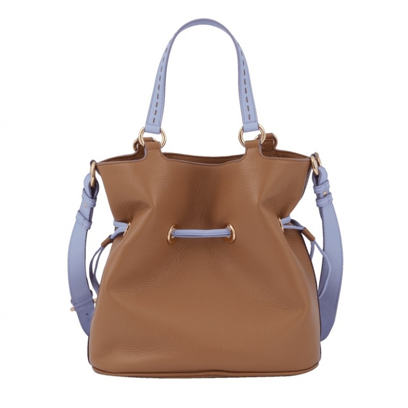 Bolso Saco Lancel Premier Flirt M Mujer Marrones Moradas | ACF596YG