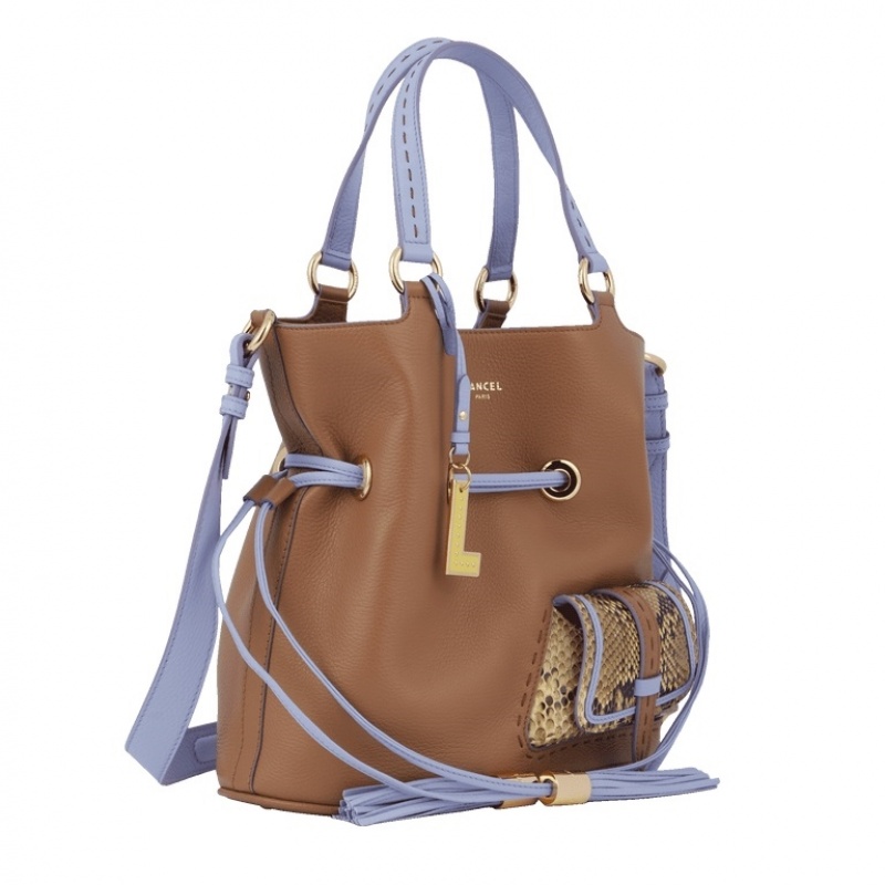 Bolso Saco Lancel Premier Flirt M Mujer Marrones Moradas | ACF596YG