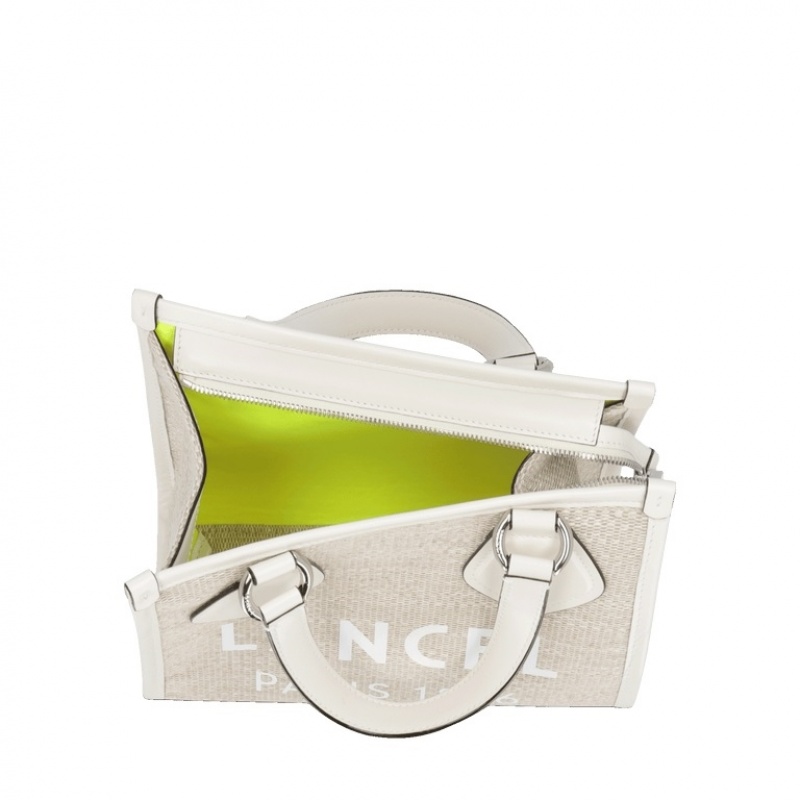 Bolso Tote Lancel Summer Mujer Blancas Beige | BZO4030RQ