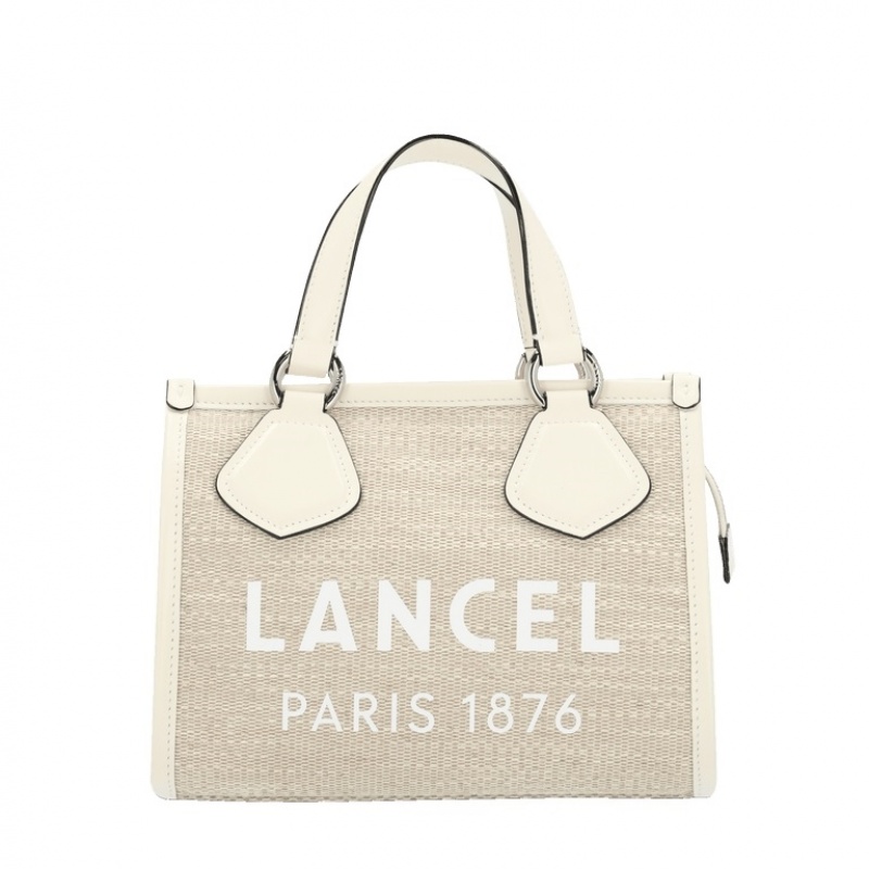 Bolso Tote Lancel Summer Mujer Blancas Beige | BZO4030RQ
