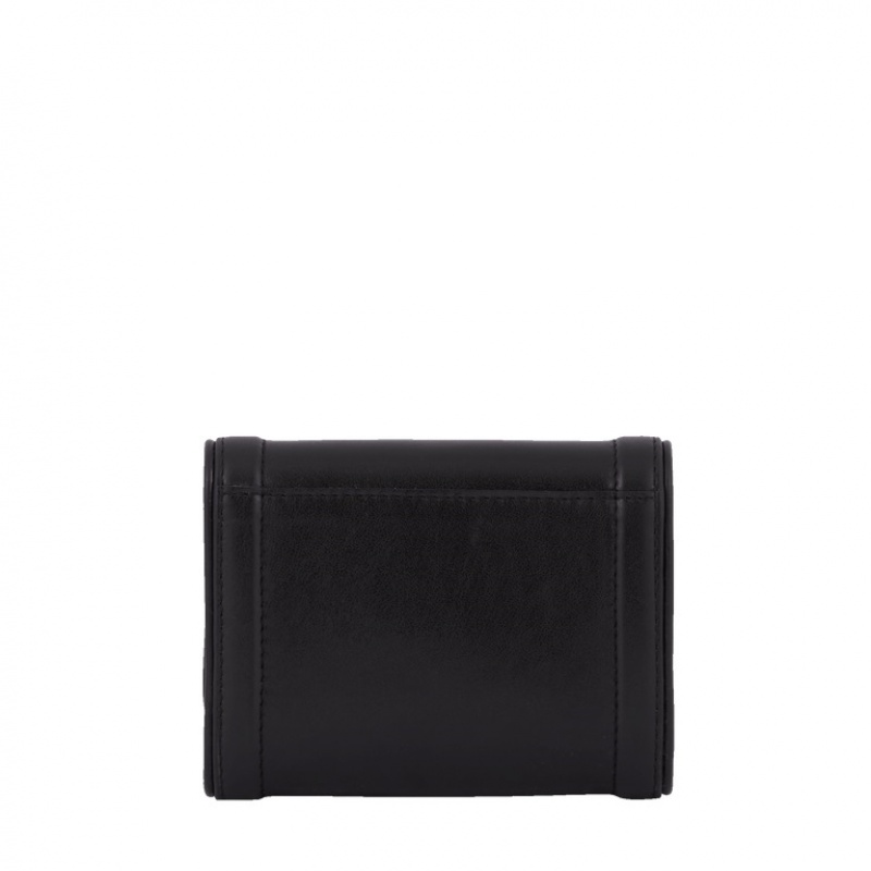 Carteras Lancel Cameleon Rectangular Flap Compact Mujer Negras | BXM4128FL