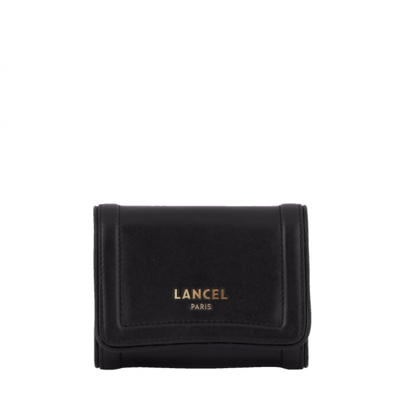 Carteras Lancel Cameleon Rectangular Flap Compact Mujer Negras | BXM4128FL