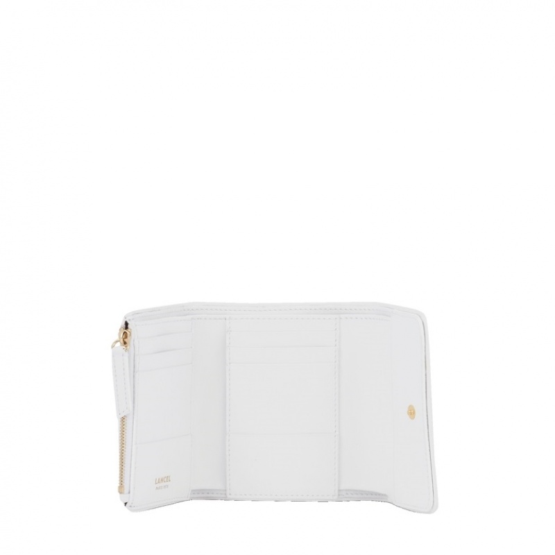 Carteras Lancel Cameleon Rectangular Flap Compact Mujer Blancas | NSX7277JI