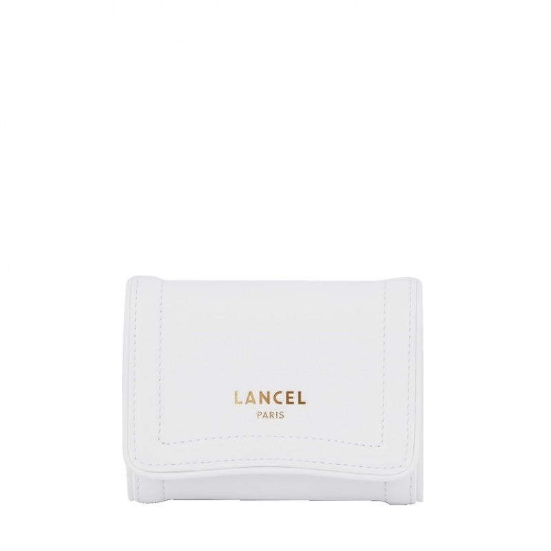 Carteras Lancel Cameleon Rectangular Flap Compact Mujer Blancas | NSX7277JI