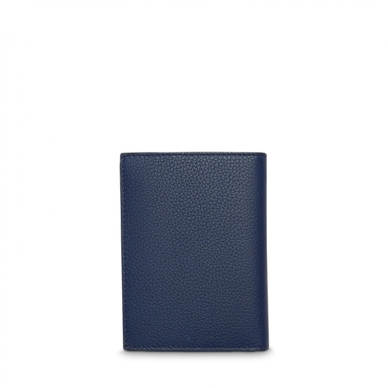 Carteras Lancel Estampadas European Hombre Azules Oscuro | ZZC4529QD