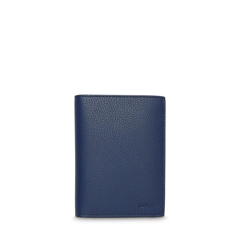 Carteras Lancel Estampadas European Hombre Azules Oscuro | ZZC4529QD