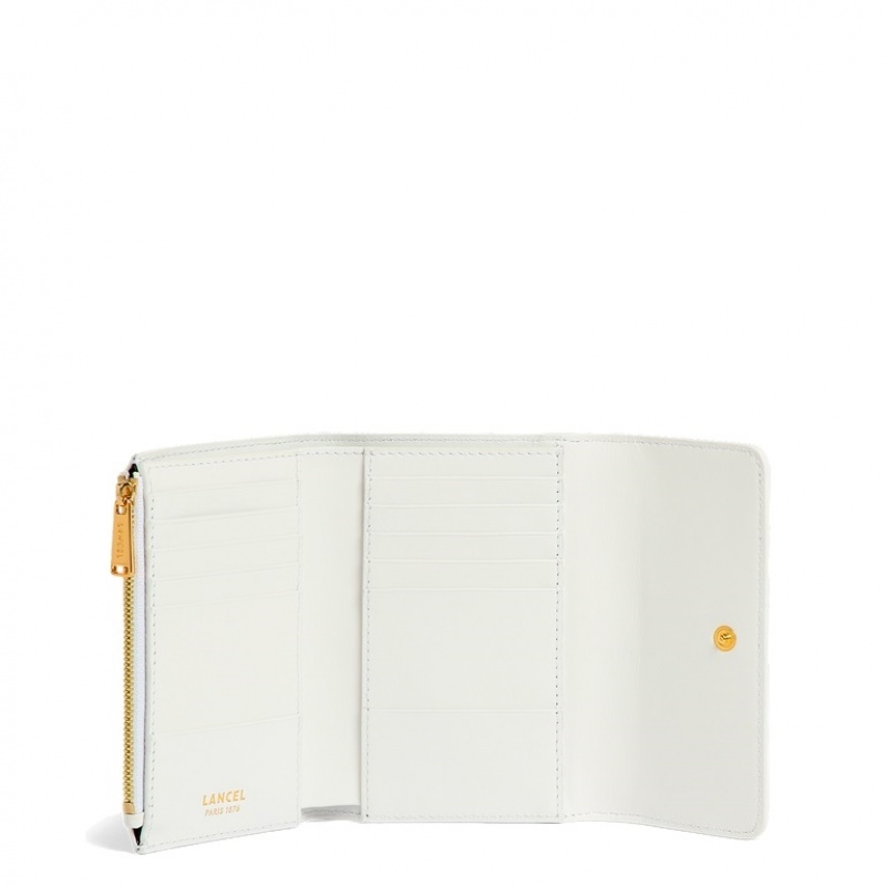 Carteras Lancel Idylle Rectangular Flap Compact Mujer Blancas | EPF2926TQ