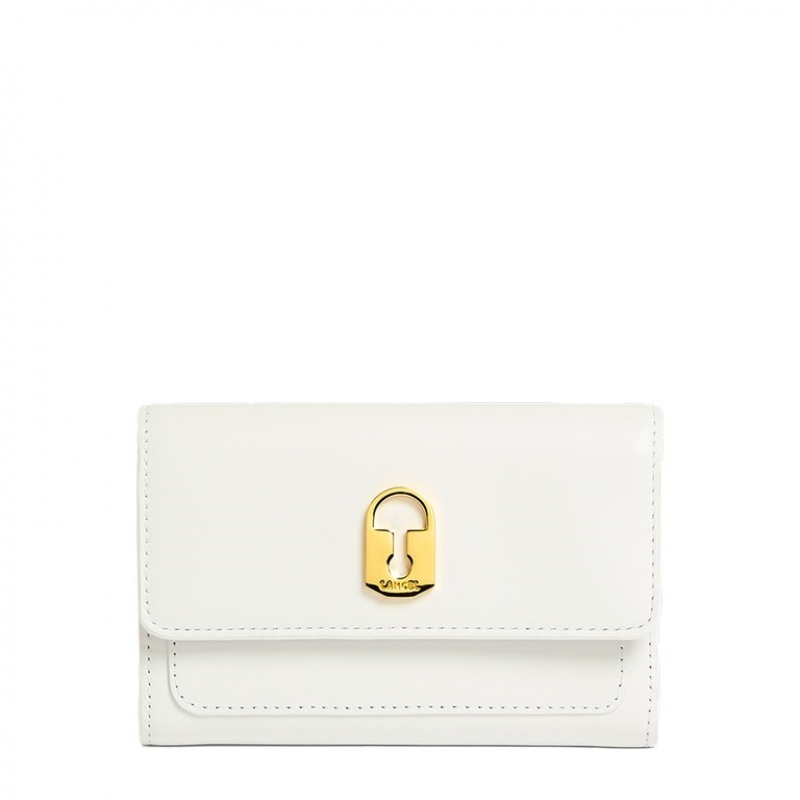 Carteras Lancel Idylle Rectangular Flap Compact Mujer Blancas | EPF2926TQ