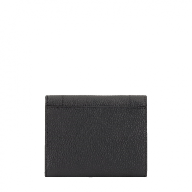Carteras Lancel Ninon Compact Medium With Flap Mujer Negras | DVQ1683CF