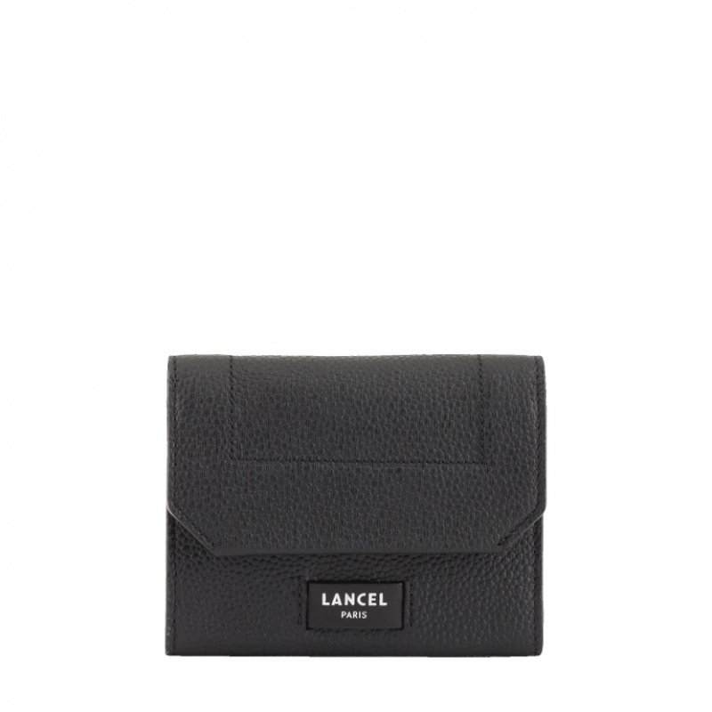 Carteras Lancel Ninon Compact Medium With Flap Mujer Negras | DVQ1683CF