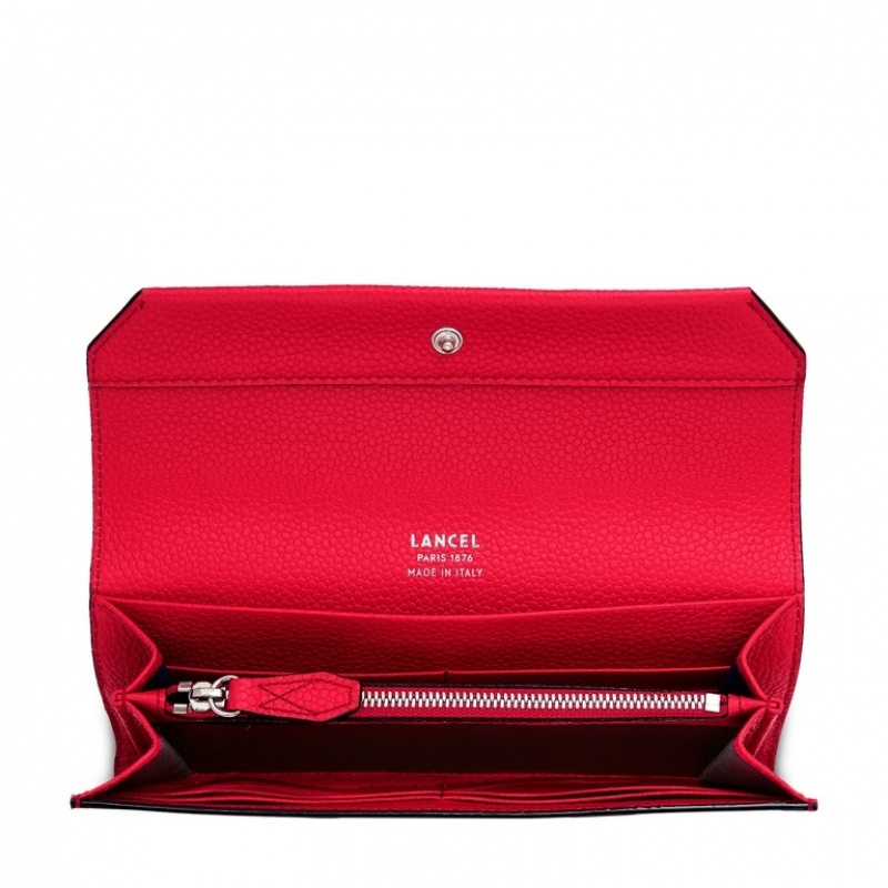 Carteras Lancel Ninon Slim With Flap Mujer Rojas | MAP9083BX