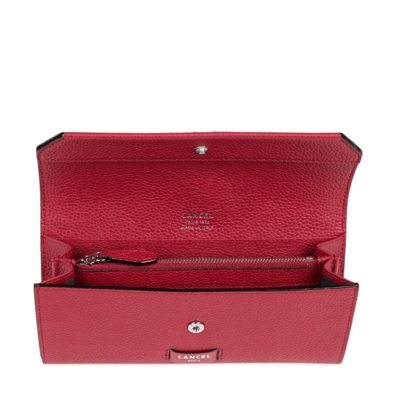 Carteras Lancel Ninon Slim With Flap Mujer Rojas | PWX3342PR
