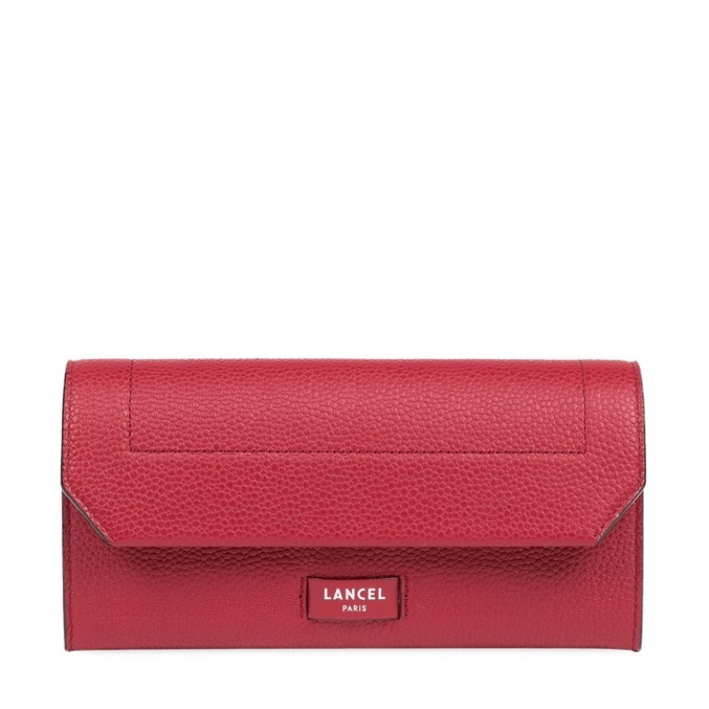Carteras Lancel Ninon Slim With Flap Mujer Rojas | PWX3342PR