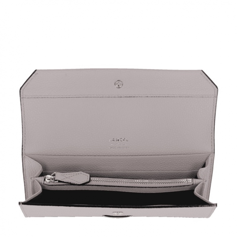 Carteras Lancel Ninon Slim With Flap Mujer Gris | FFO8123ZT