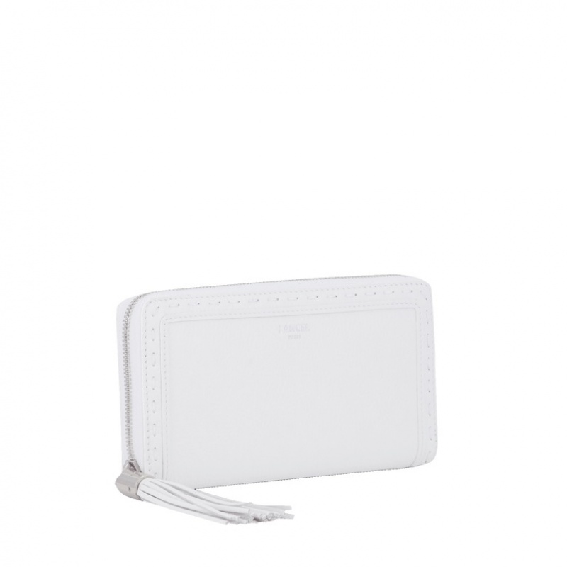 Carteras Lancel Premier Flirt Long Zip Mujer Blancas | VZW2520UA