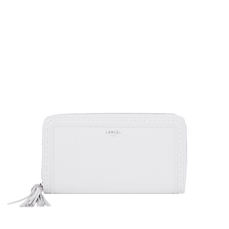 Carteras Lancel Premier Flirt Long Zip Mujer Blancas | VZW2520UA