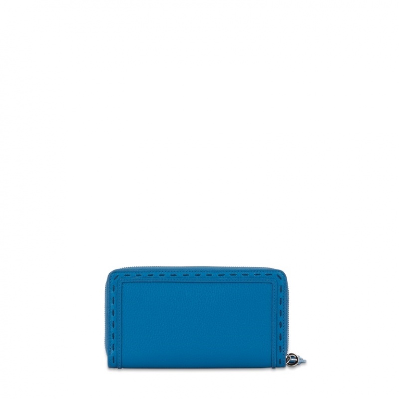 Carteras Lancel Premier Flirt Long Zip Mujer Azules Oscuro | BYU6655YL
