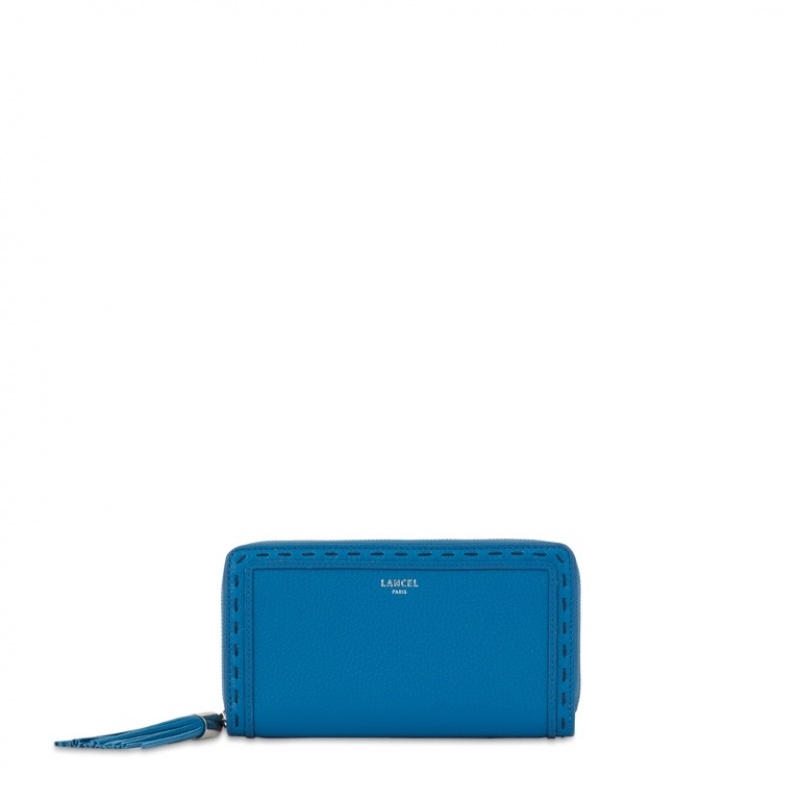 Carteras Lancel Premier Flirt Long Zip Mujer Azules Oscuro | BYU6655YL