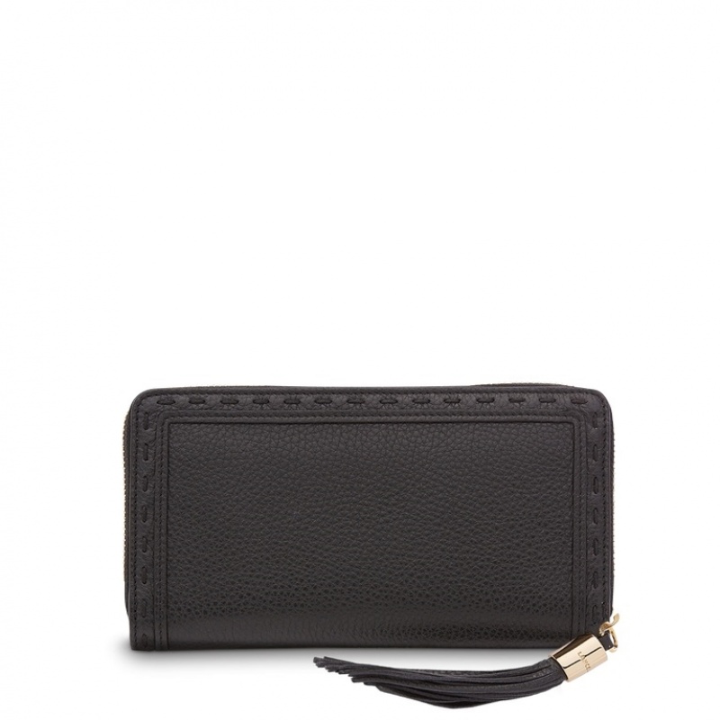 Carteras Lancel Premier Flirt Zipped Continental Mujer Negras | HIQ9048RD