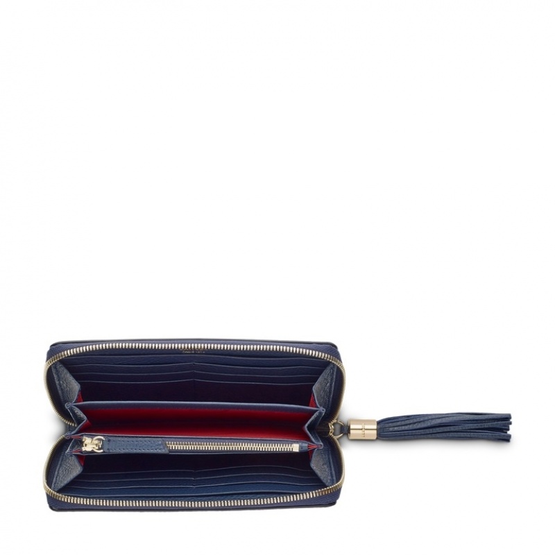 Carteras Lancel Premier Flirt Zipped Continental Mujer Azules Oscuro | IEZ4926HG