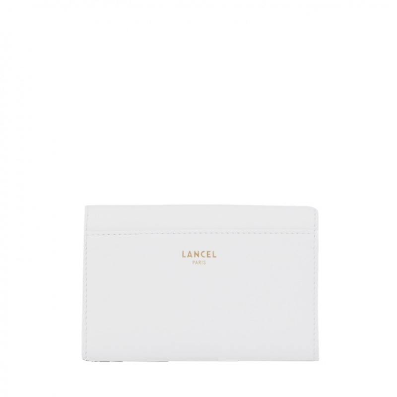 Carteras Lancel Roxane Rectangular Compact Flap Mujer Blancas | FKC9982JG