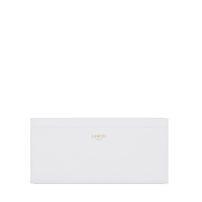 Carteras Lancel Roxane Slim Flap Mujer Blancas | ZBH9422KH