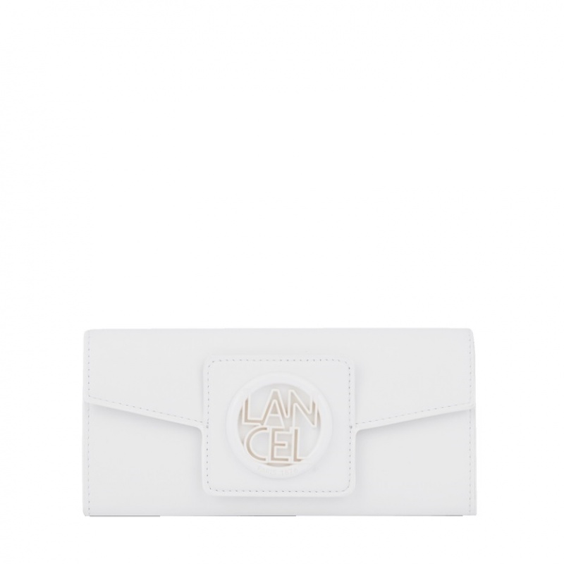 Carteras Lancel Roxane Slim Flap Mujer Blancas | ZBH9422KH