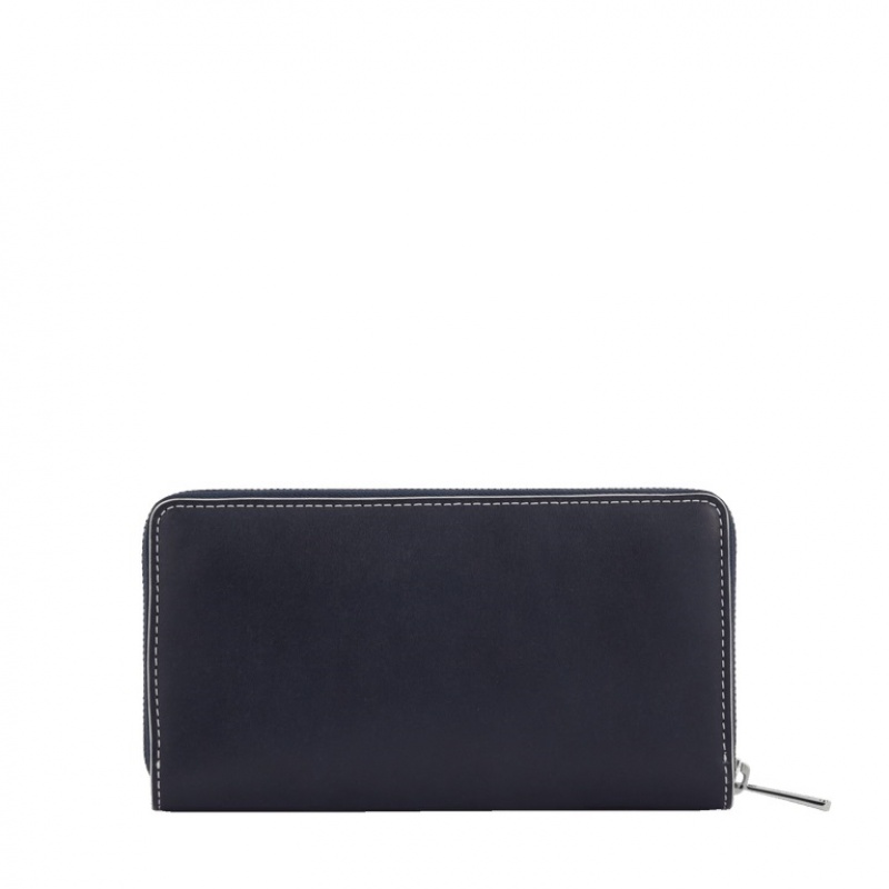 Carteras Lancel x Roland Garros Long Zip Mujer Azules | DQU9313KS
