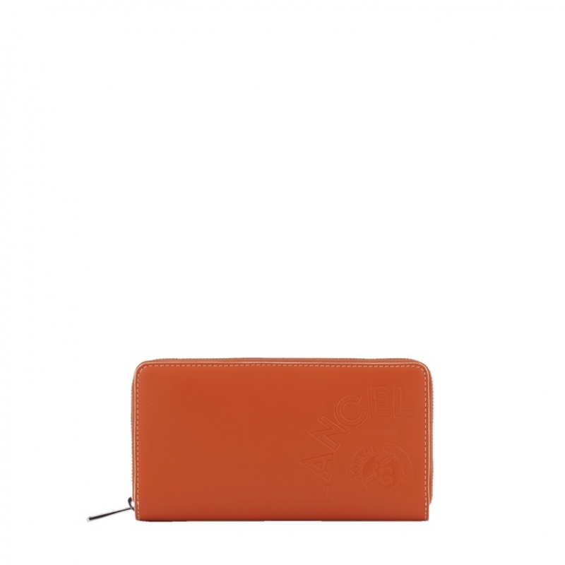 Carteras Lancel x Roland Garros Long Zip Mujer Naranjas | LOU1289MT