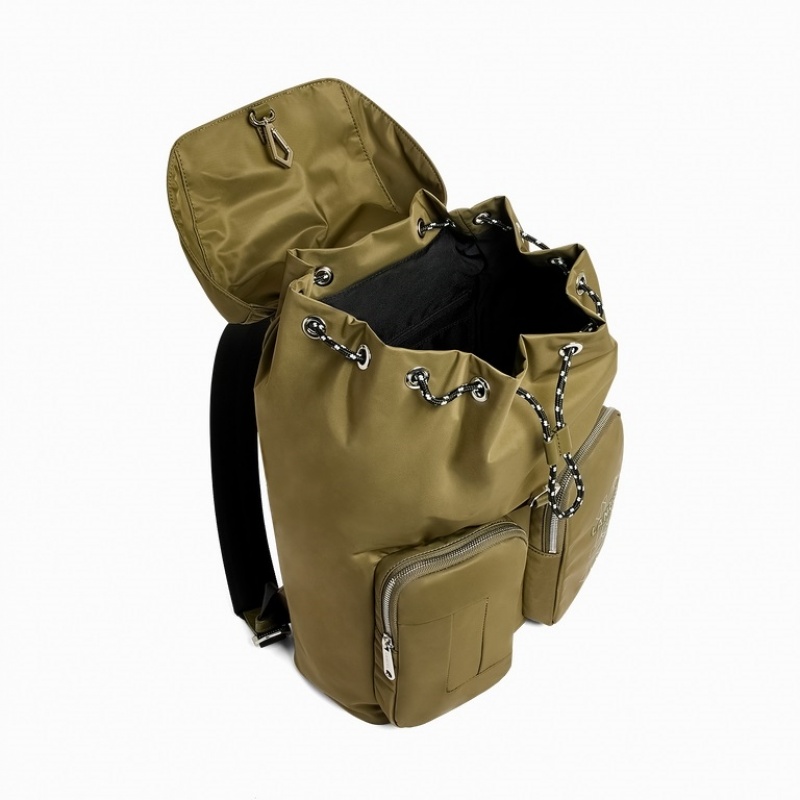Mochila Lancel Leo Flap Hombre Kaki Oscuro | SWR1713JR